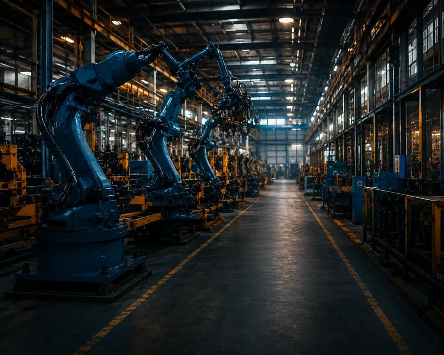 Linie de producție industrială